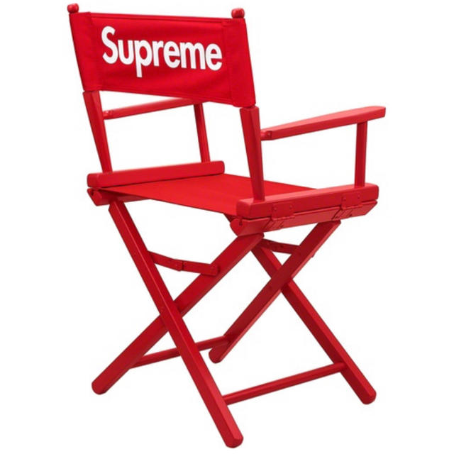 正式的 Only SUPREME Local Director´s Supreme Chair Red Director's Chair  Pickup 赤 国内正規品 新品未開封