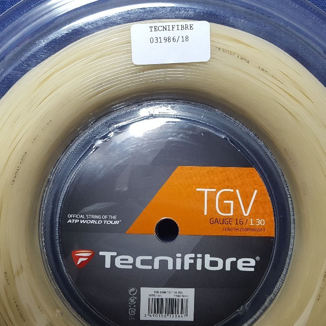 Tecnifibre テクニファイバー TGV ティージーブイ 200mロール スポーツ/アウトドアのテニス(その他)の商品写真