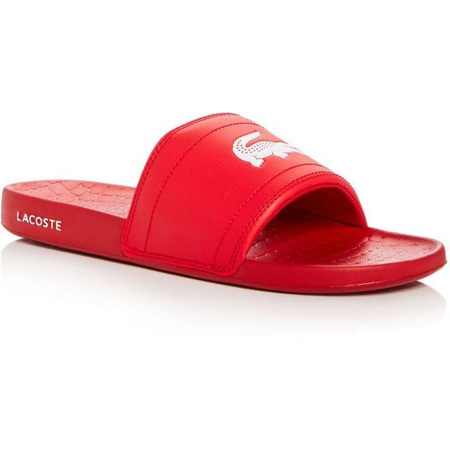 lacoste men's fraisier slides