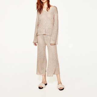 ザラ(ZARA)のZARA KNIT 新品未使用 ニットセットアップ(セット/コーデ)