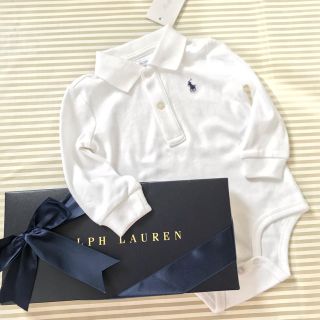 ラルフローレン(Ralph Lauren)のM様専用ラルフローレン  襟付き ロンパース 長袖 70センチ(ロンパース)