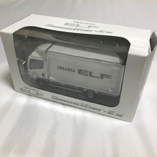 イスズ(いすゞ)の非売品 ISUZU ELF いすゞエルフ トラック ミニカー 新品 箱潰れ(ミニカー)