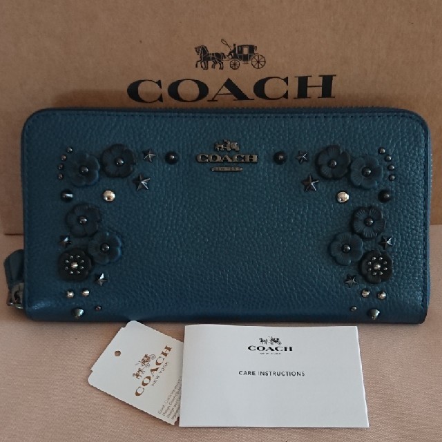 COACH アコーディオンジップ長財布ファッション小物