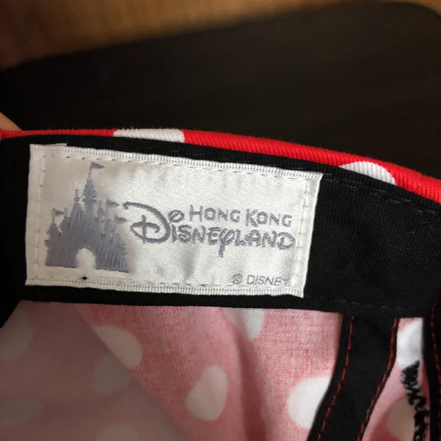Disney(ディズニー)の香港ディズニーランド  ミニー  キャップ  帽子 レディースの帽子(キャップ)の商品写真