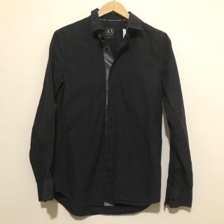 アルマーニエクスチェンジ(ARMANI EXCHANGE)のアルマーニ ブラックシャツ(シャツ)