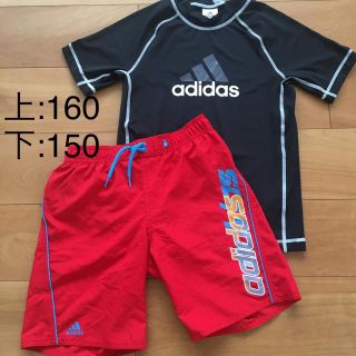 アディダス(adidas)の新品 アディダス ラッシュガード&サーフトランクス(水着)