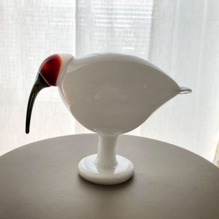 イッタラ(iittala)の*専用* iittala Ibis  ホワイト 2005年 箱あり バード(置物)