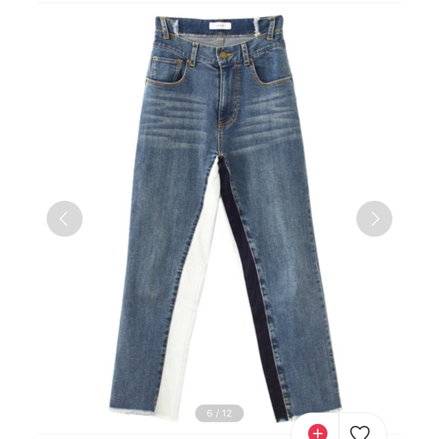デザイン Ameri VINTAGE - AMERI SHADOW H/S STRAIGHT DENIM デニム