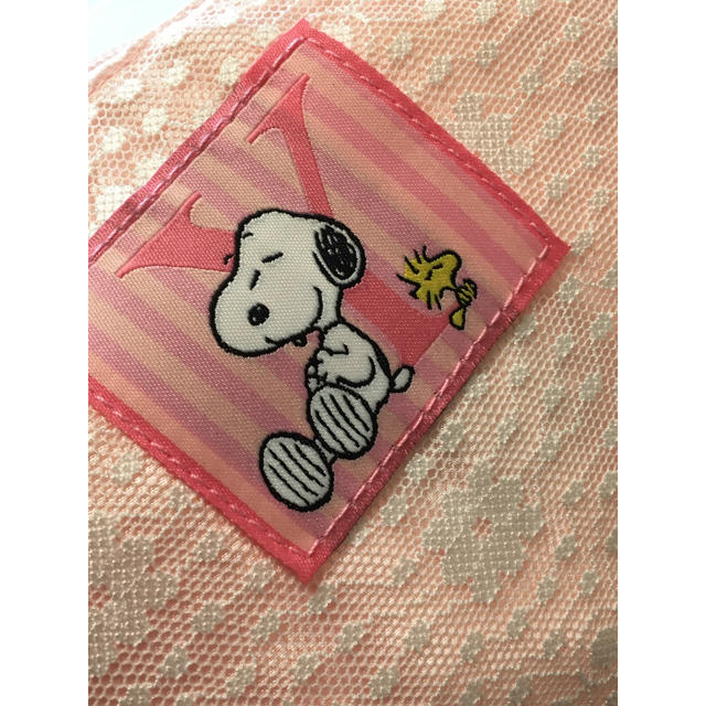 SNOOPY(スヌーピー)のスヌーピー レースポーチ ピンク レディースのファッション小物(ポーチ)の商品写真