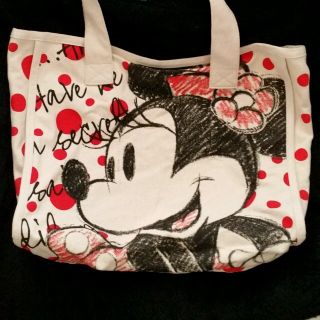 ディズニー(Disney)のミニー♡大容量トートバッグ(トートバッグ)