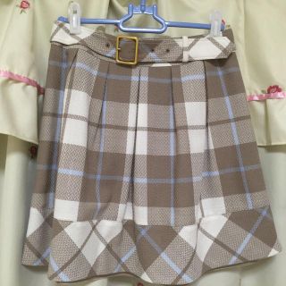 バーバリー(BURBERRY)のチェックスカート(ミニスカート)