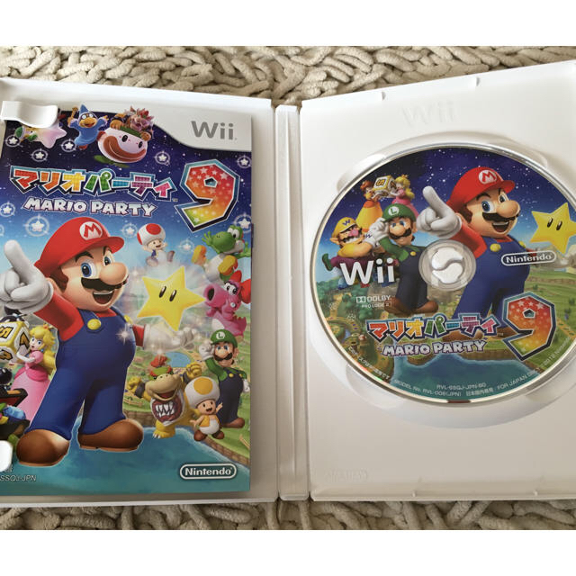 Wii(ウィー)のwii  マリオパーティ9 MARIO PARTY 任天堂 エンタメ/ホビーのゲームソフト/ゲーム機本体(家庭用ゲームソフト)の商品写真