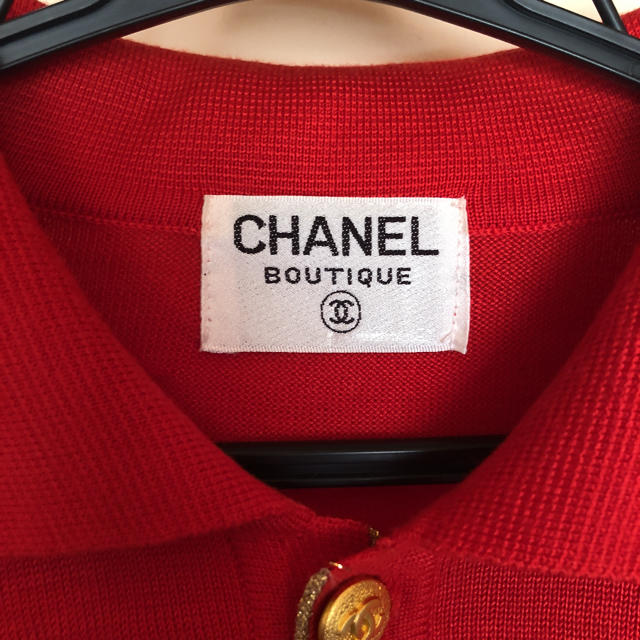 CHANEL(シャネル)のポロシャツ シャネル 赤 メンズのトップス(ポロシャツ)の商品写真