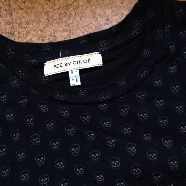 Chloe(クロエ)のシーバイクロエ ドクロT ケイトモス レディースのトップス(Tシャツ(長袖/七分))の商品写真