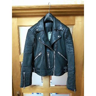 All Saints - ALLSAINTS シープレザー キルティング ライダース