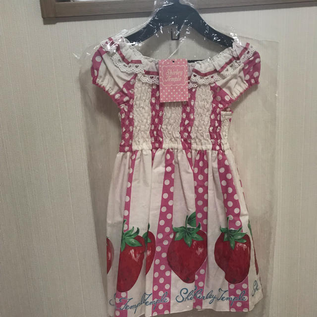 Shirley Temple(シャーリーテンプル)の新品シャーリーテンプル100 キッズ/ベビー/マタニティのキッズ服女の子用(90cm~)(ワンピース)の商品写真