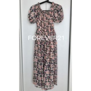 フォーエバートゥエンティーワン(FOREVER 21)のFOREVER 21 花柄 ワンピース(ロングワンピース/マキシワンピース)