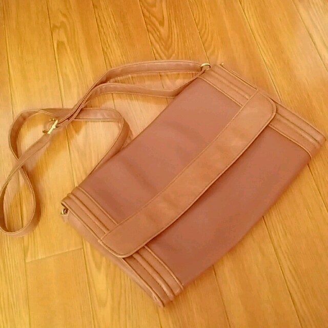 SM2(サマンサモスモス)のエヘカソポ ブラウンショルダーバッグ レディースのバッグ(ショルダーバッグ)の商品写真