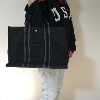 エルメス(HERMES)の【エルメス HERMES】ハンドバッグ フールトゥ ブラック×グレー(ハンドバッグ)