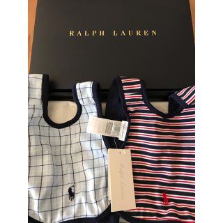 ラルフローレン(Ralph Lauren)のラルフローレン バッククロス スタイ(ベビースタイ/よだれかけ)