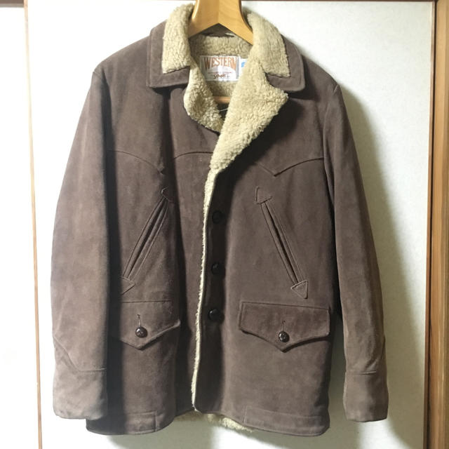 Schott ショット スエード ボア ランチジャケット - grupobatia.com.mx