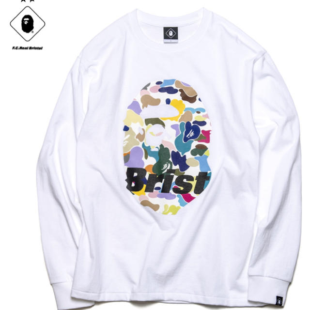 A BATHING APE(アベイシングエイプ)の19ss BAPE  Bristol FCRB ロンT シャツ S soph  メンズのトップス(Tシャツ/カットソー(七分/長袖))の商品写真