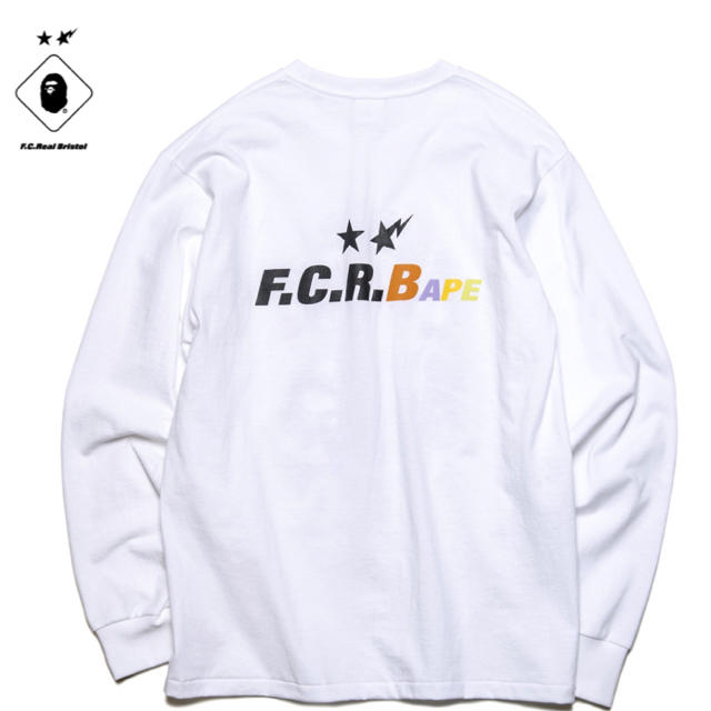 BAPE x FCRB L/S APE HEAD TEE