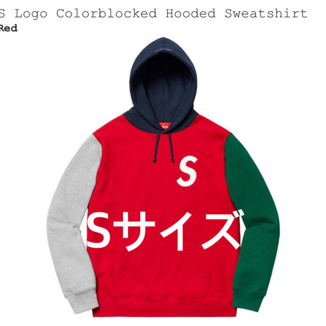 S logo Colorblocked Hooded Sweatshirt - パーカー