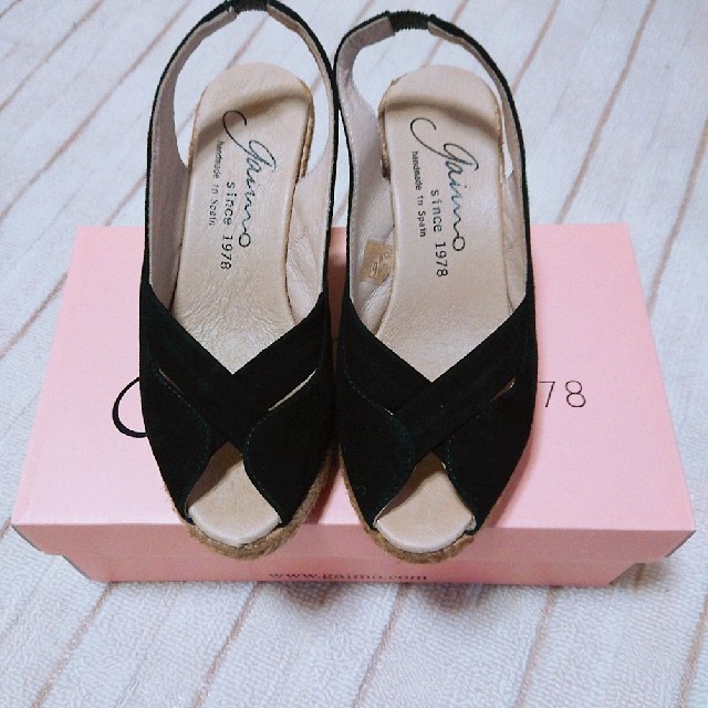 IENA(イエナ)のGAIMO オープントウスエードウエッジサンダル レディースの靴/シューズ(サンダル)の商品写真