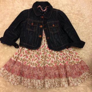 ザラキッズ(ZARA KIDS)のZARAkids☆花柄ワンピース98(その他)