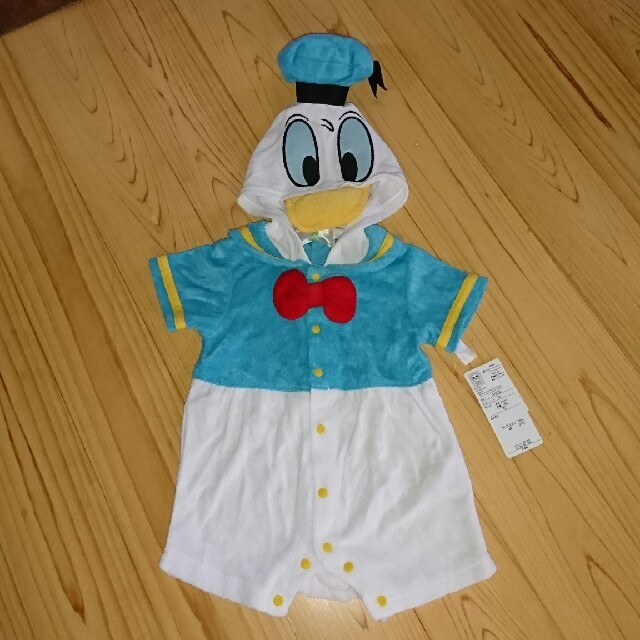 Disney(ディズニー)の専用です。新品ドナルドロンパースサイズ70 キッズ/ベビー/マタニティのベビー服(~85cm)(ロンパース)の商品写真