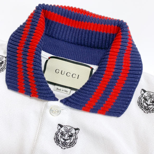 Gucci(グッチ)の【正規品】GUCCI ショートスリーブポロシャツ／メンズＭ メンズのトップス(ポロシャツ)の商品写真