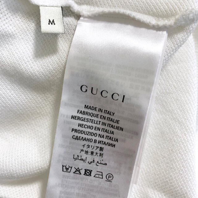Gucci(グッチ)の【正規品】GUCCI ショートスリーブポロシャツ／メンズＭ メンズのトップス(ポロシャツ)の商品写真