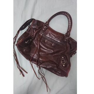 バレンシアガバッグ(BALENCIAGA BAG)のBALENCIAGA バレンシアガ シティ ブラウン(ハンドバッグ)