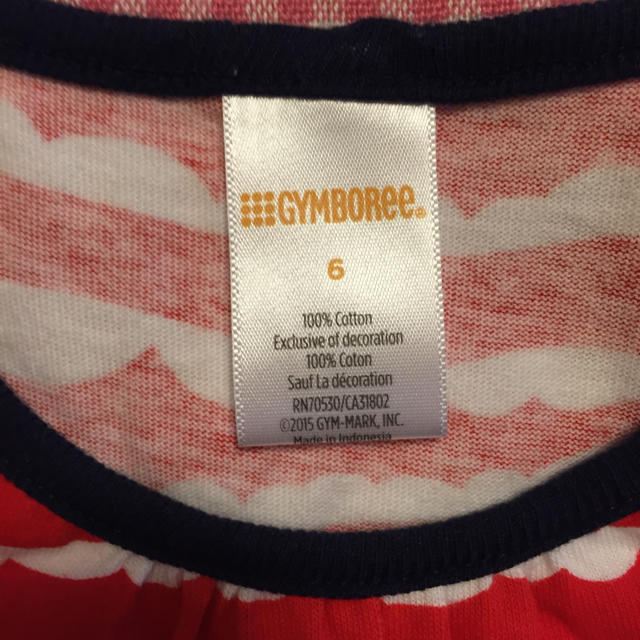 GYMBOREE(ジンボリー)のジンボリー ノースリーブワンピース 120センチ キッズ/ベビー/マタニティのキッズ服女の子用(90cm~)(ワンピース)の商品写真