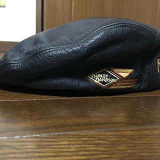 Harley-Davidson/ハーレー ハンチング帽 革ジャン•バイク好き