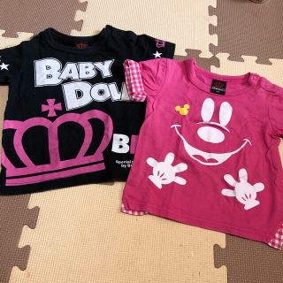 ベビードール(BABYDOLL)のベビードール Tシャツ 2枚セット 90(Tシャツ/カットソー)