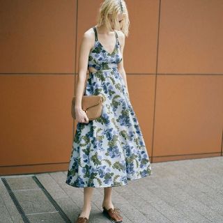 アメリヴィンテージ(Ameri VINTAGE)のamerivintage berry jacquard dress(ロングワンピース/マキシワンピース)