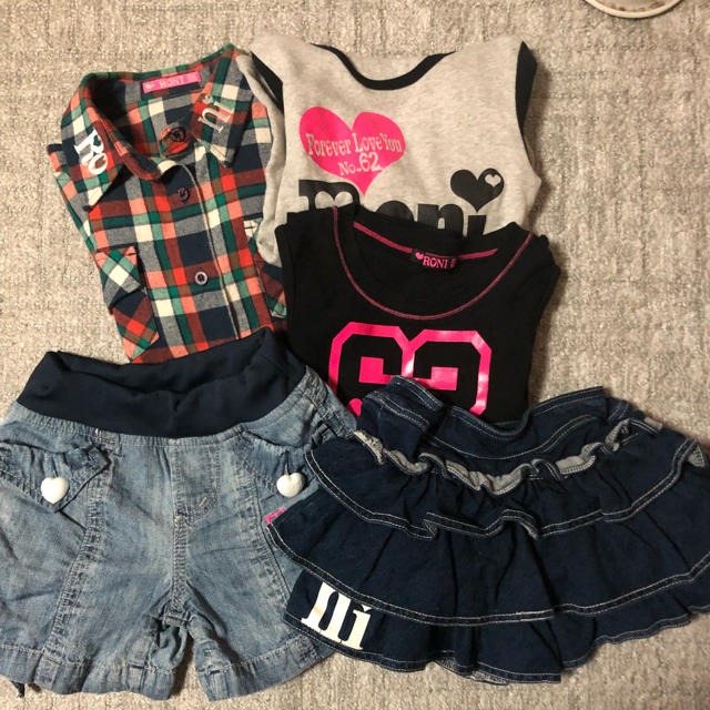 RONI(ロニィ)のRONI☆5点セット キッズ/ベビー/マタニティのキッズ服女の子用(90cm~)(その他)の商品写真