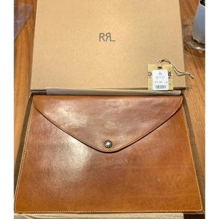 ダブルアールエル(RRL)のコンチョ ブリーフケース クラッチバック RRL(セカンドバッグ/クラッチバッグ)