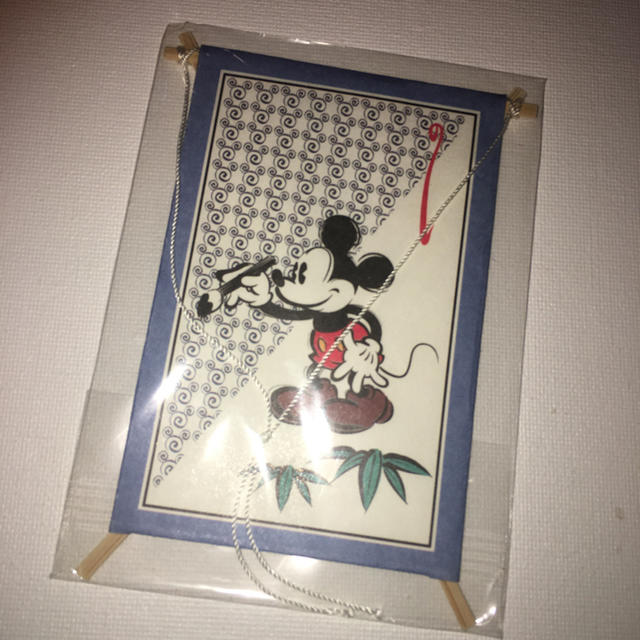Disney(ディズニー)のディズニー ミッキーマウスのお正月用お年玉ポチ袋 凧 １枚 サンスター 未開封 ハンドメイドの文具/ステーショナリー(カード/レター/ラッピング)の商品写真