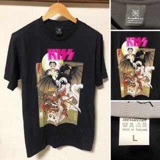 アートヴィンテージ(ART VINTAGE)の新品同様❗️KISS キッス 妖怪絵巻 浮世絵 バンド Tシャツ(Tシャツ/カットソー(半袖/袖なし))