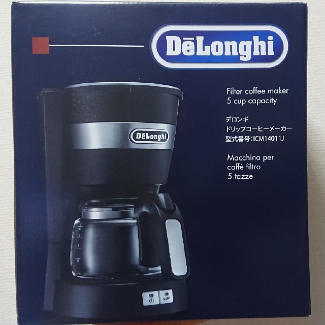 DeLonghi(デロンギ)のデロンギ ドリップコーヒーメーカー 新品未使用 スマホ/家電/カメラの調理家電(コーヒーメーカー)の商品写真