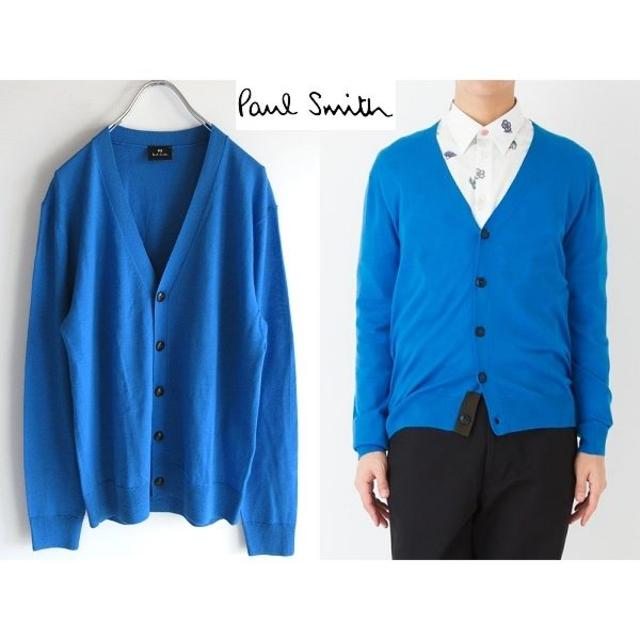 Paul Smith(ポールスミス)の美品 PS Paul Smith 18SS ハイゲージニットカーディガン L メンズのトップス(カーディガン)の商品写真