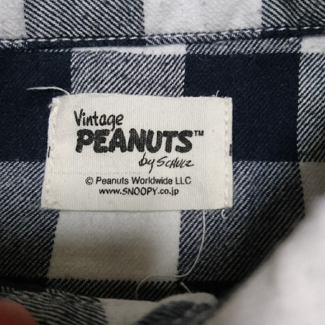 PEANUTS(ピーナッツ)のスヌーピー チェックシャツ レディースのトップス(シャツ/ブラウス(長袖/七分))の商品写真