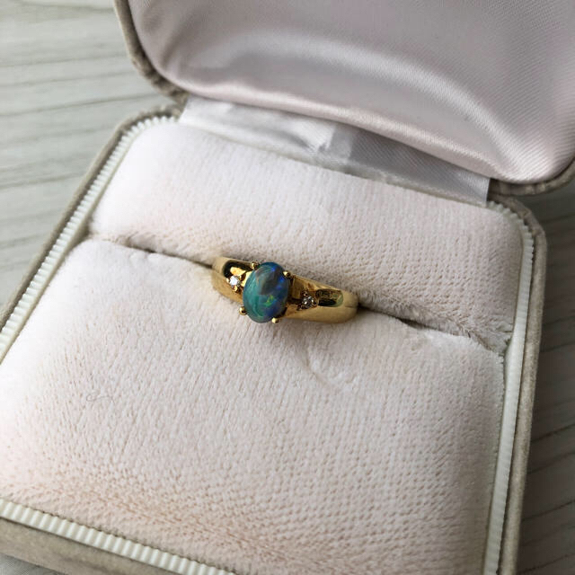 18K オパール リング レディースのアクセサリー(リング(指輪))の商品写真