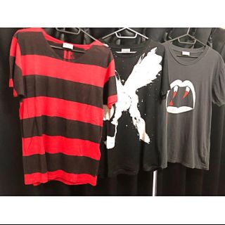 サンローラン(Saint Laurent)のサンローラン Tシャツ 3枚セット 合計定価 12万円オーバー(Tシャツ/カットソー(半袖/袖なし))