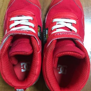 ディーシーシュー(DC SHOE)のDC☆中古☆赤☆18cm☆DCSHOE☆送料込み(スニーカー)