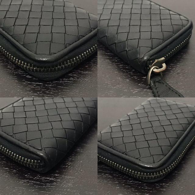 Bottega Veneta(ボッテガヴェネタ)のボッテガヴェネタ　コインケース　黒　ラウンドファスナー　お得！ メンズのファッション小物(コインケース/小銭入れ)の商品写真