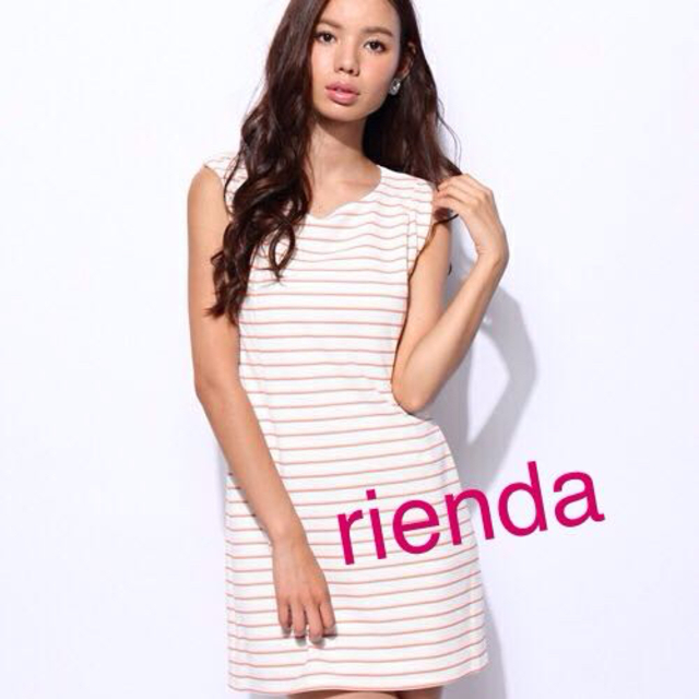 rienda(リエンダ)のGW値下げ♡rienda ボーダーワンピ レディースのワンピース(ミニワンピース)の商品写真